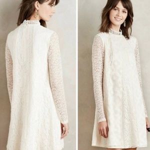 HD in Paris mixed lace mini dress